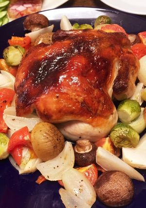 丸鶏のロースト-レシピのメイン写真