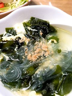 簡単♡春雨とワカメの中華スープ-レシピのメイン写真