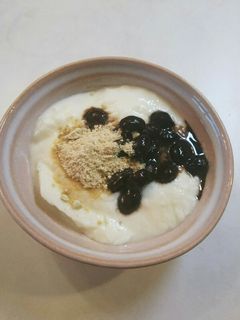 黒豆煮 きな粉 ヨーグルト-レシピのメイン写真