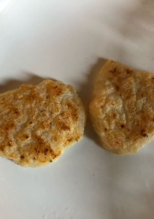 離乳食後期から完了期に。エビと豆腐おやき-レシピのメイン写真