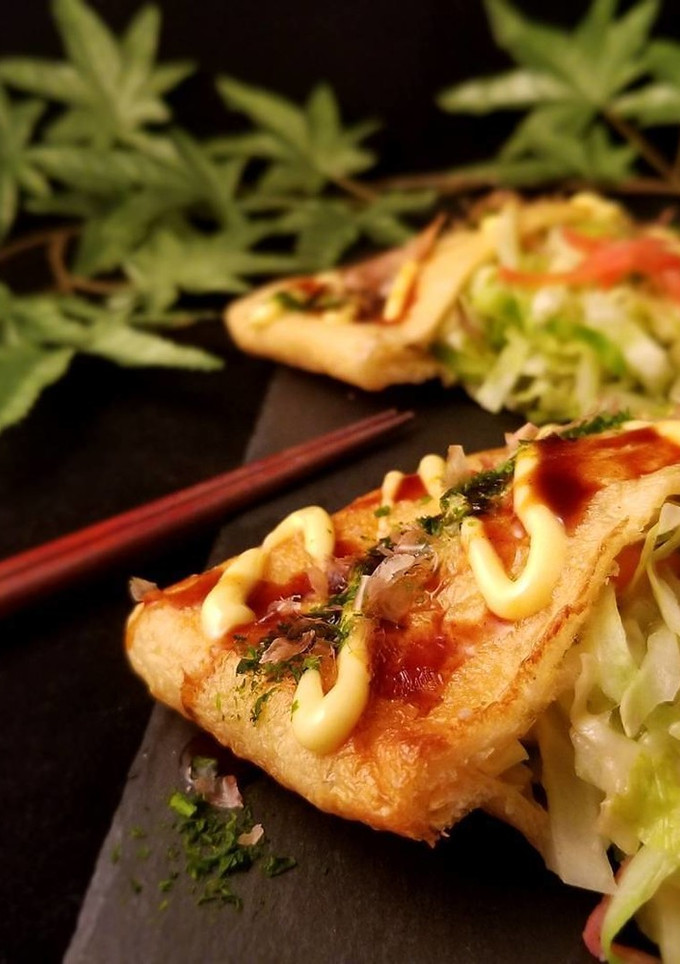 油揚げでお好み焼き-レシピのメイン写真