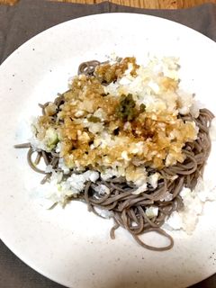 そばと大根の鬼おろしとごま油と柚子胡椒-レシピのメイン写真