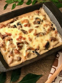 おせちリメイク♪筑前煮の味噌グラタン。-レシピのメイン写真