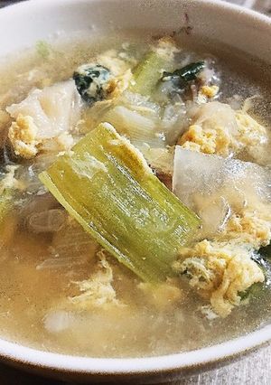 正月リセット大根おろしと野菜と玉子スープ-レシピのメイン写真