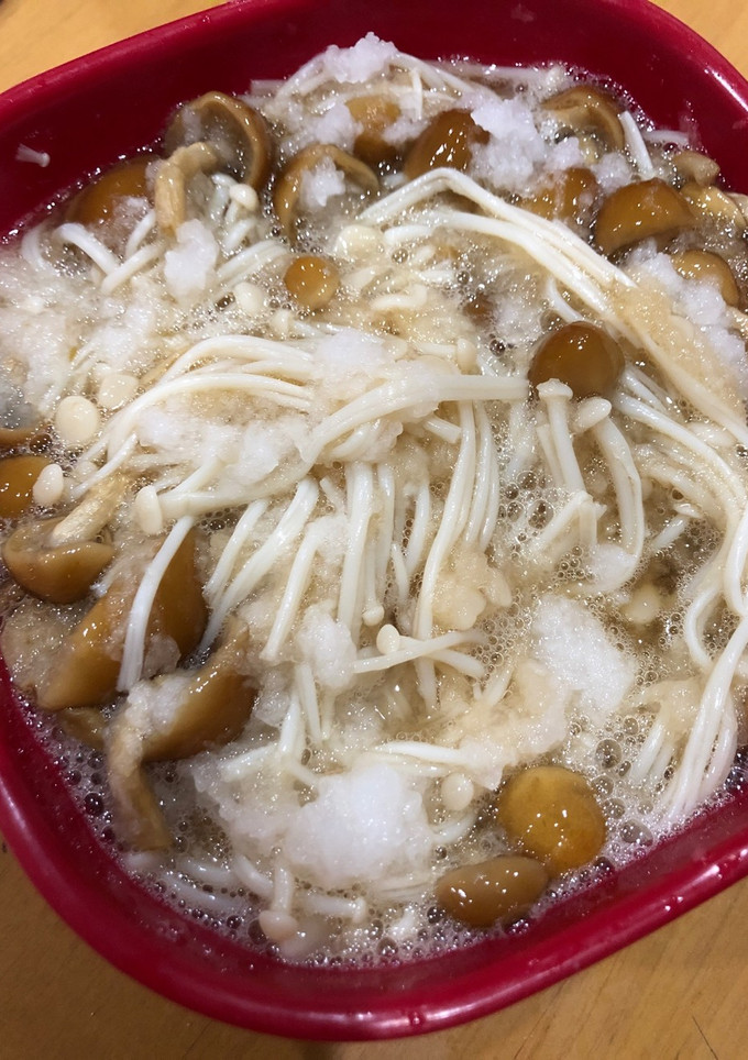 キノコのみぞれ和え 簡単-レシピのメイン写真