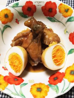 簡単 やわらか手羽先のお酢煮-レシピのメイン写真