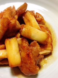鶏もも肉と長ねぎのねぎまタレ炒め-レシピのメイン写真