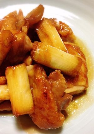 鶏もも肉と長ねぎのねぎまタレ炒め-レシピのメイン写真
