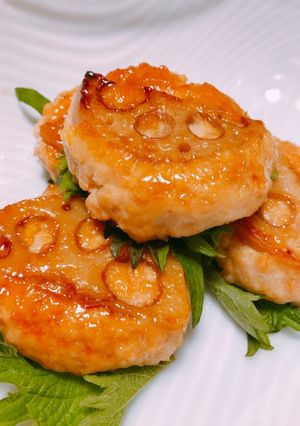 レンコンのはさみ焼き-レシピのメイン写真