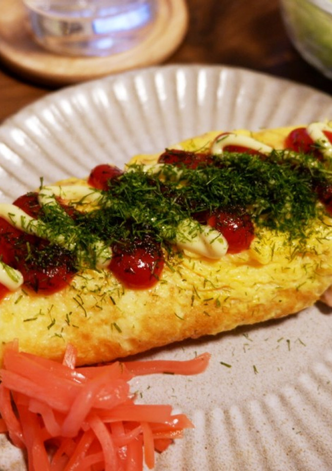 魚肉ソーセージとチーズの卵焼き-レシピのメイン写真