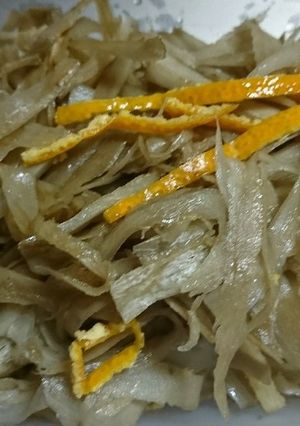 みかんの皮きんぴら-レシピのメイン写真