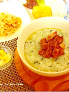 炊飯器で中華粥(七草粥にも)-レシピのメイン写真