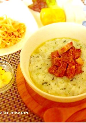 炊飯器で中華粥(七草粥にも)-レシピのメイン写真
