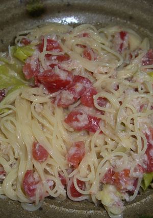 かに缶トマトでおしゃれに冷製パスタ-レシピのメイン写真