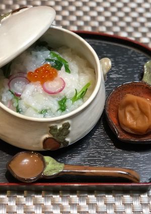 お粥＊昆布茶で七草粥-レシピのメイン写真