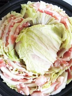 白菜と豚バラ肉の重ね煮-レシピのメイン写真