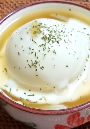 電子レンジで✿まるごと玉ねぎスープ-レシピのメイン写真