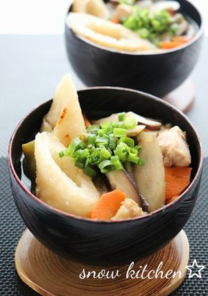 ポカポカあったかきりたんぽスープ☆-レシピのメイン写真