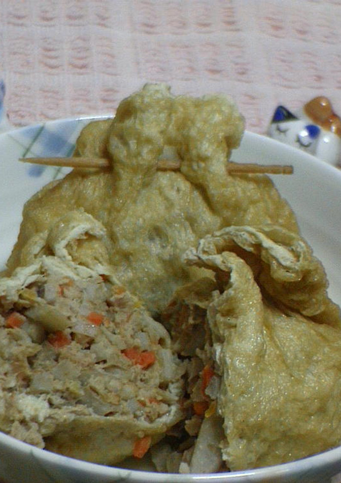 サクサクれんこんの巾着煮☆-レシピのメイン写真