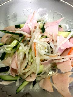なますとハムのマリネ-レシピのメイン写真