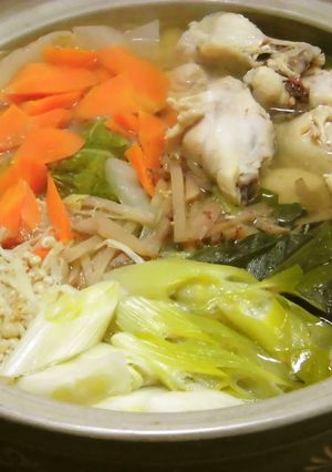 寒い日でもぽっかぽか！簡単鶏しょうが鍋-レシピのメイン写真