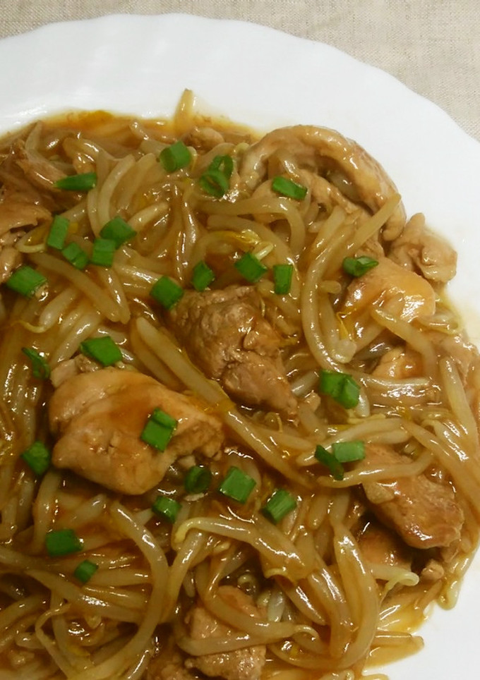 もやしと鶏もものソース炒め-レシピのメイン写真
