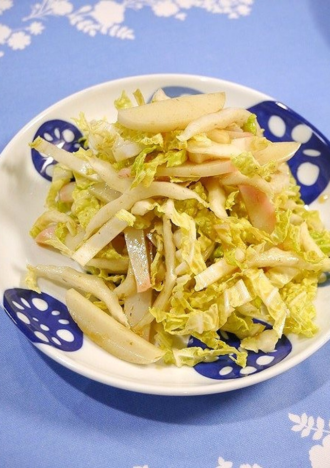 お節リメイク！白菜とかまぼこの浅漬け風-レシピのメイン写真