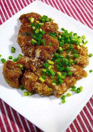 簡単！厚切り豚ロースの竜田揚げ-レシピのメイン写真