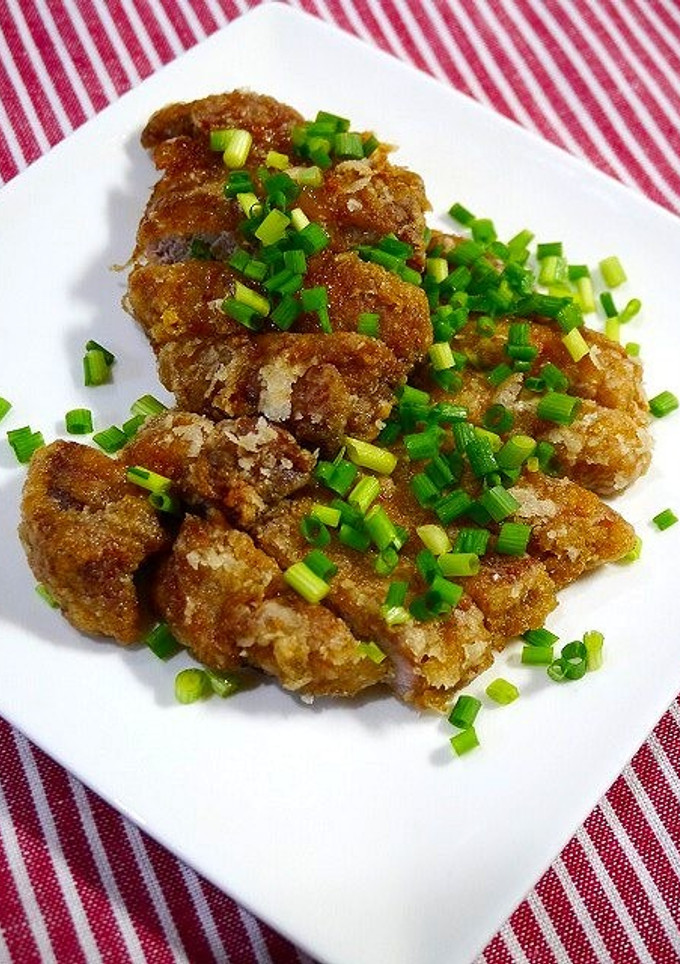 簡単！厚切り豚ロースの竜田揚げ-レシピのメイン写真