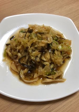 塩昆布 酢キャベツ ダイエット-レシピのメイン写真