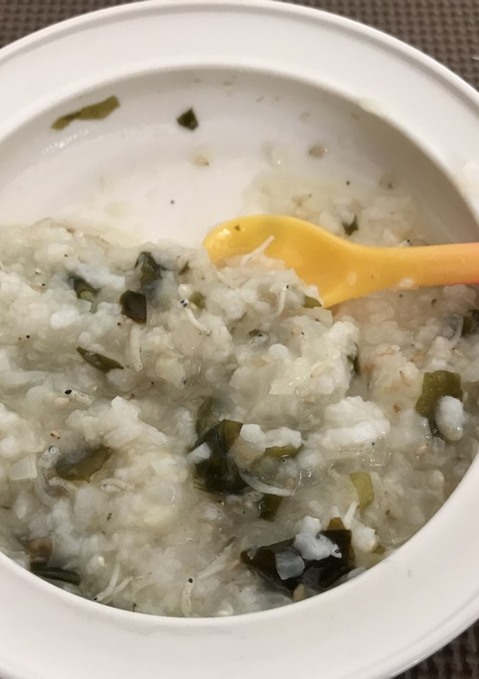 離乳食後期 しらすとわかめの混ぜご飯-レシピのメイン写真