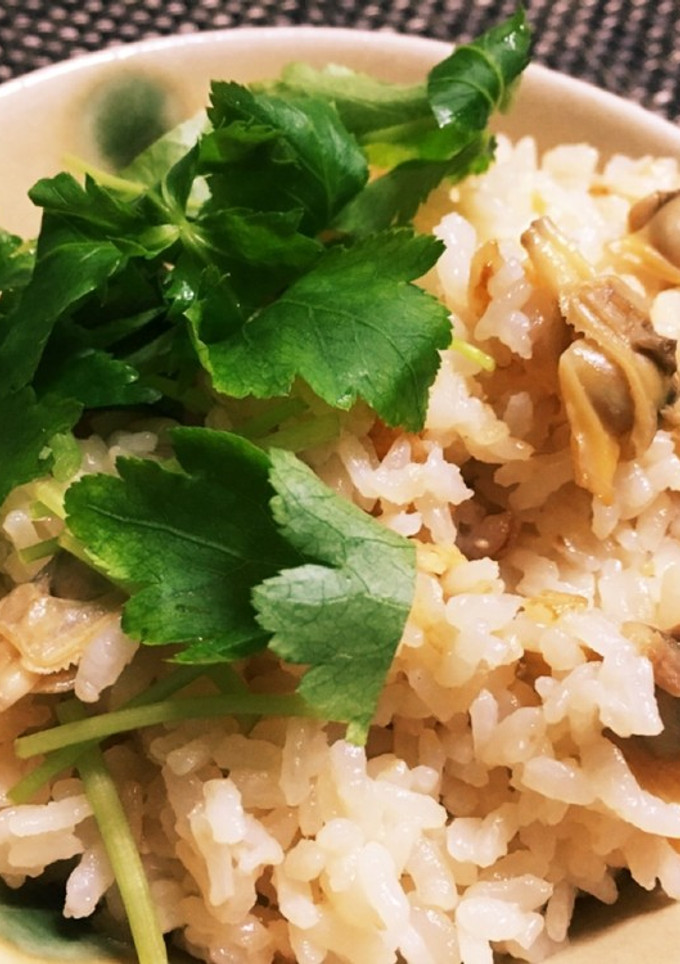 冷凍あさりであさりの炊き込みご飯-レシピのメイン写真