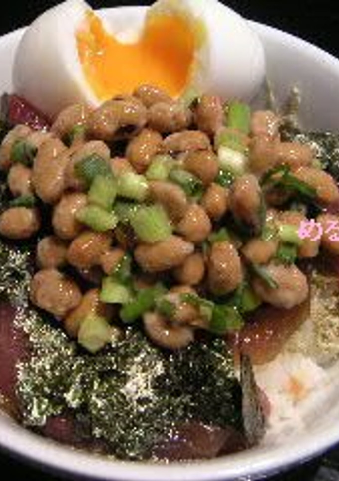 もっちり美味しい♪まぐろの漬け丼-レシピのメイン写真