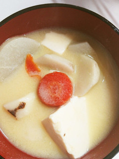 関西の白みそのお雑煮-レシピのメイン写真