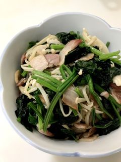★えのきとほうれん草のベーコン炒め☆-レシピのメイン写真
