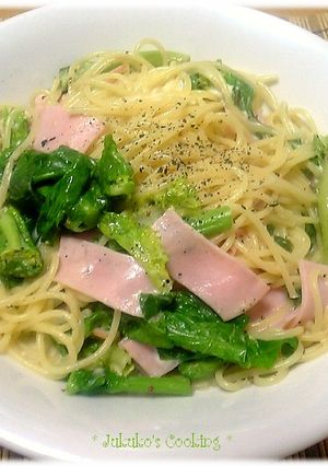 春のパスタ☆菜の花のマヨネーズパスタ-レシピのメイン写真