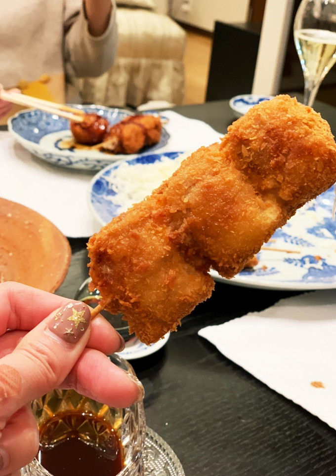 簡単☆ネギの肉巻き串カツ-レシピのメイン写真