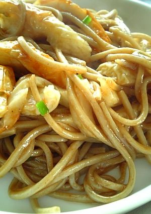 ひとりランチ♪ちくわ焼きそば-レシピのメイン写真