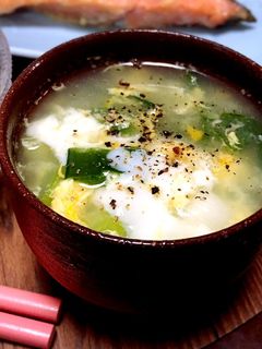 ほっこりあったか*岩津ねぎと卵のスープ-レシピのメイン写真