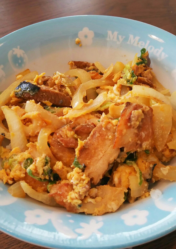簡単！さんまの蒲焼き卵とじ丼！-レシピのメイン写真
