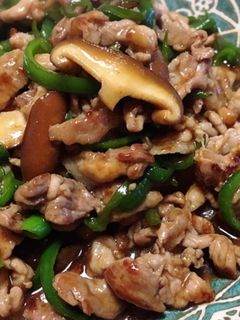 豚肉とピーマンとしいたけの炒め物-レシピのメイン写真