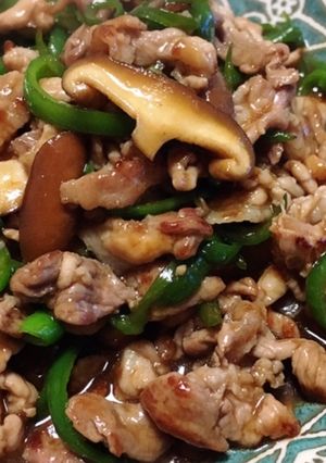 豚肉とピーマンとしいたけの炒め物-レシピのメイン写真