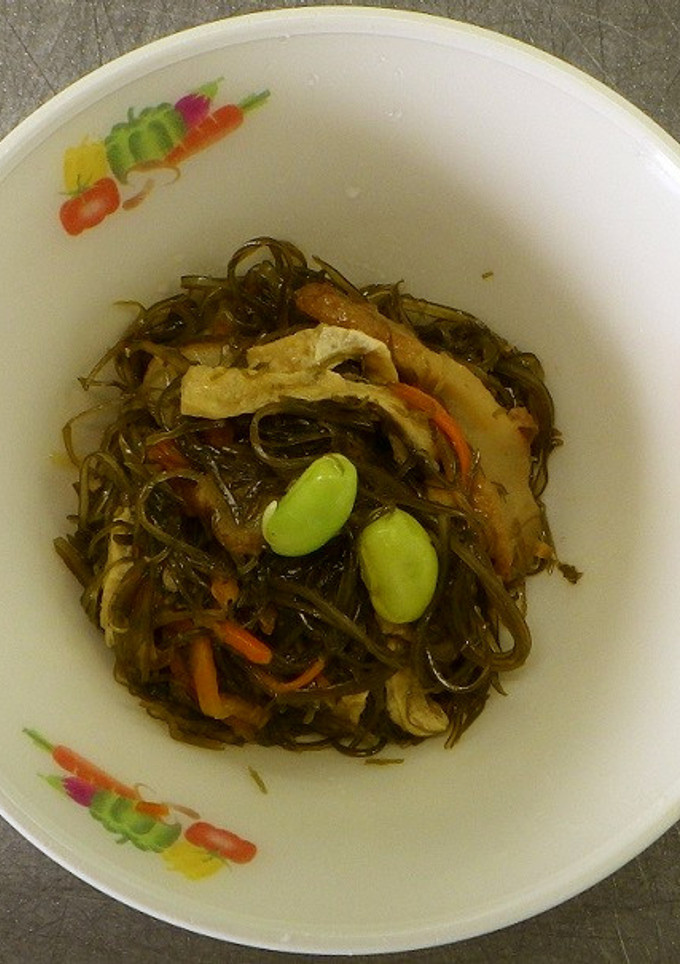 きざみ昆布の含め煮　★宇都宮学校給食-レシピのメイン写真