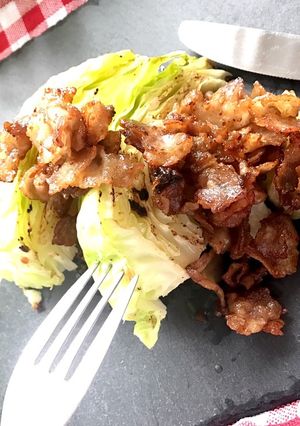 これだけでできちゃう!?キャベツステーキ-レシピのメイン写真
