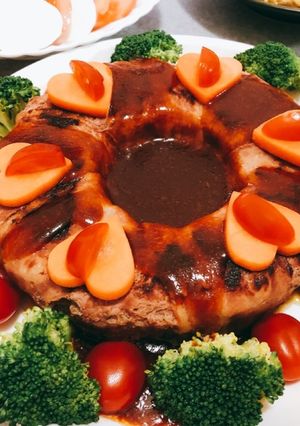 リースのミートローフ-レシピのメイン写真