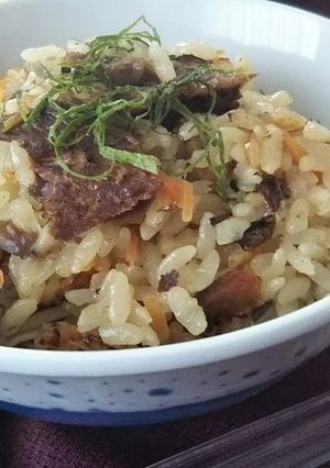 さんまのかば焼きの炊き込みご飯-レシピのメイン写真