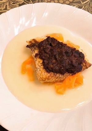 鯛の赤味噌デュクセル焼き-レシピのメイン写真