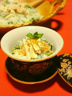 四川風*ピリ辛七草粥-レシピのメイン写真