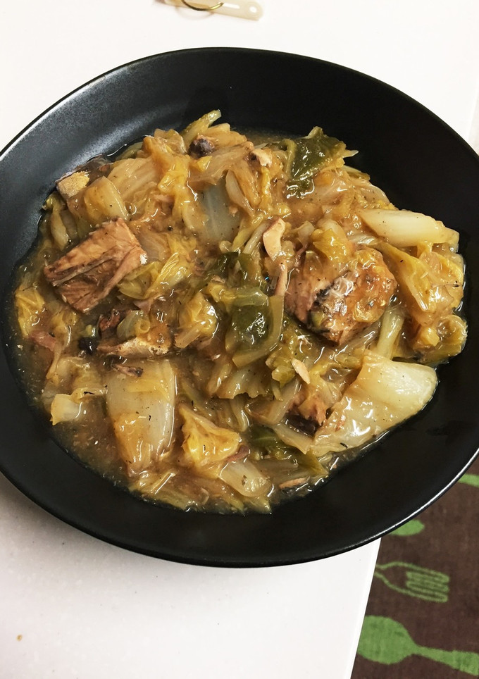 サバ缶と白菜の煮物-レシピのメイン写真