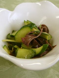 きゅうりの和え物(健康食)-レシピのメイン写真